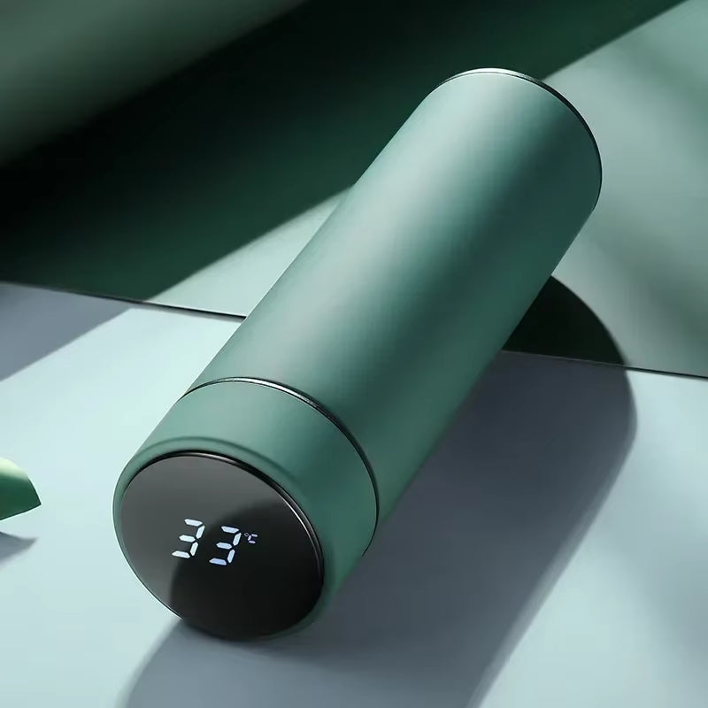 Intelligent Temperature Display Thermal Mug 304 Stainless Steel Thermos Bottle Long-Lasting Heat Preservation Cute Water Bottle