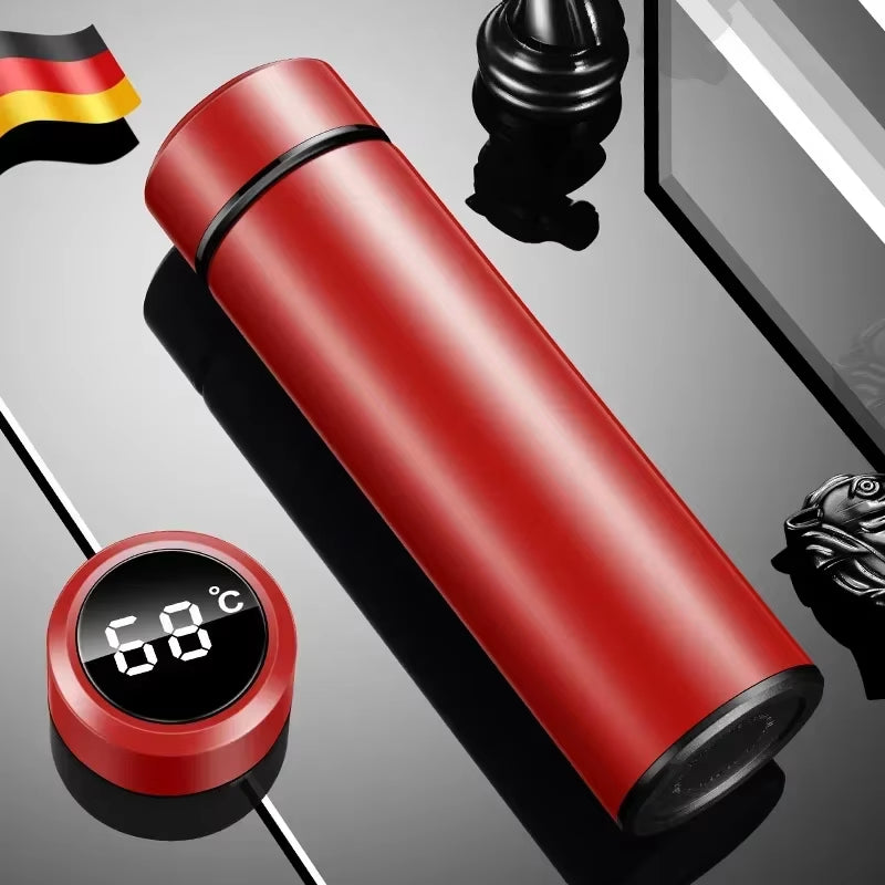 Intelligent Temperature Display Thermal Mug 304 Stainless Steel Thermos Bottle Long-Lasting Heat Preservation Cute Water Bottle