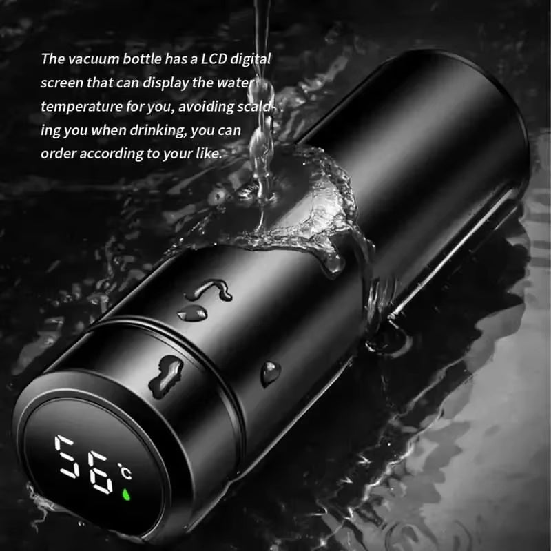 Intelligent Temperature Display Thermal Mug 304 Stainless Steel Thermos Bottle Long-Lasting Heat Preservation Cute Water Bottle