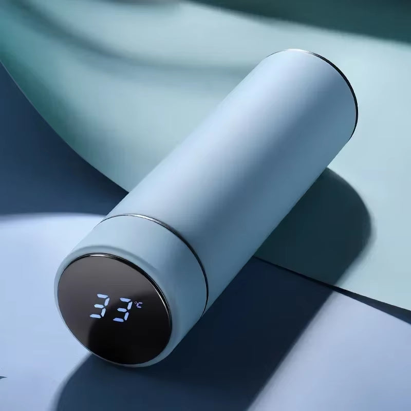 Intelligent Temperature Display Thermal Mug 304 Stainless Steel Thermos Bottle Long-Lasting Heat Preservation Cute Water Bottle