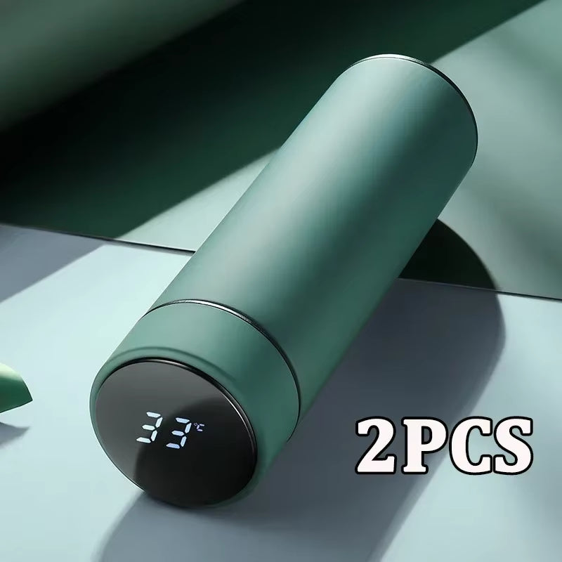 Intelligent Temperature Display Thermal Mug 304 Stainless Steel Thermos Bottle Long-Lasting Heat Preservation Cute Water Bottle