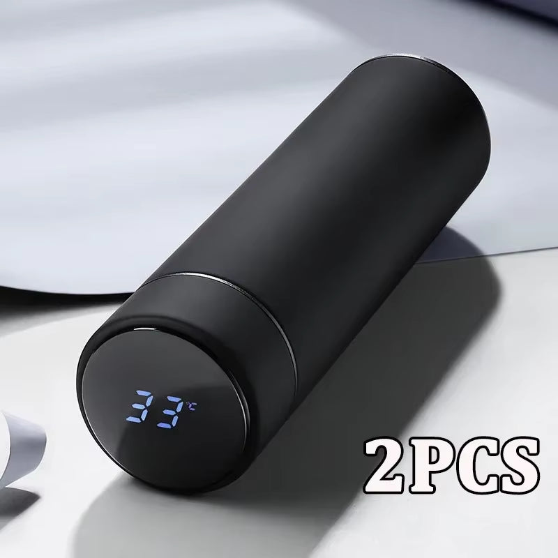 Intelligent Temperature Display Thermal Mug 304 Stainless Steel Thermos Bottle Long-Lasting Heat Preservation Cute Water Bottle