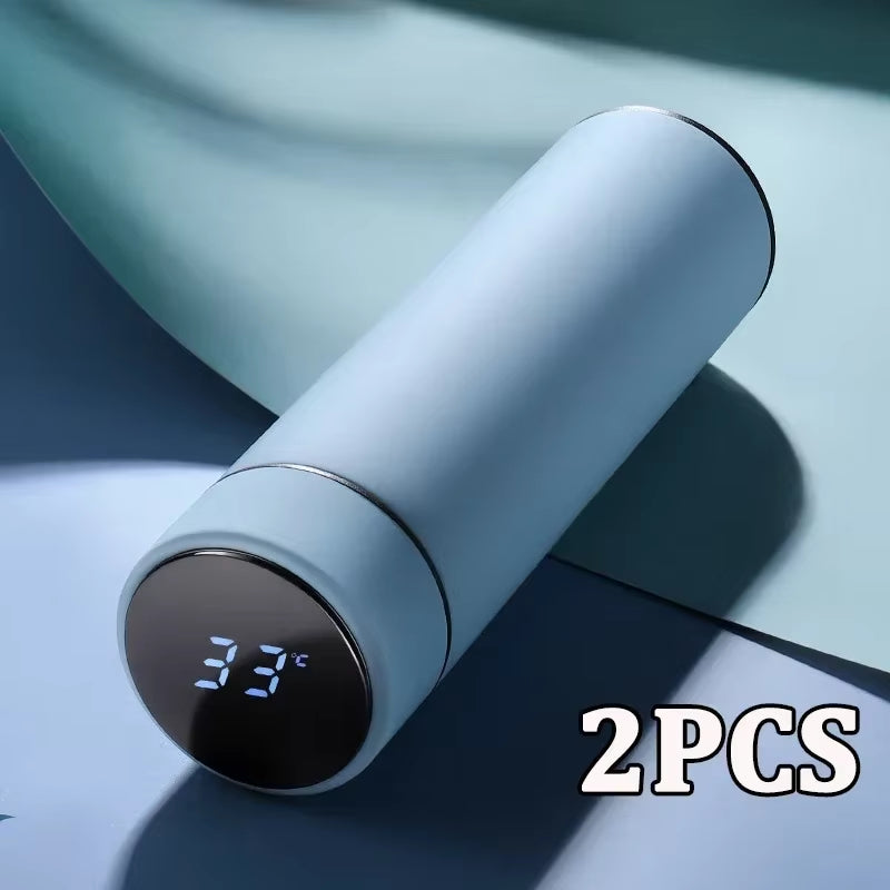 Intelligent Temperature Display Thermal Mug 304 Stainless Steel Thermos Bottle Long-Lasting Heat Preservation Cute Water Bottle