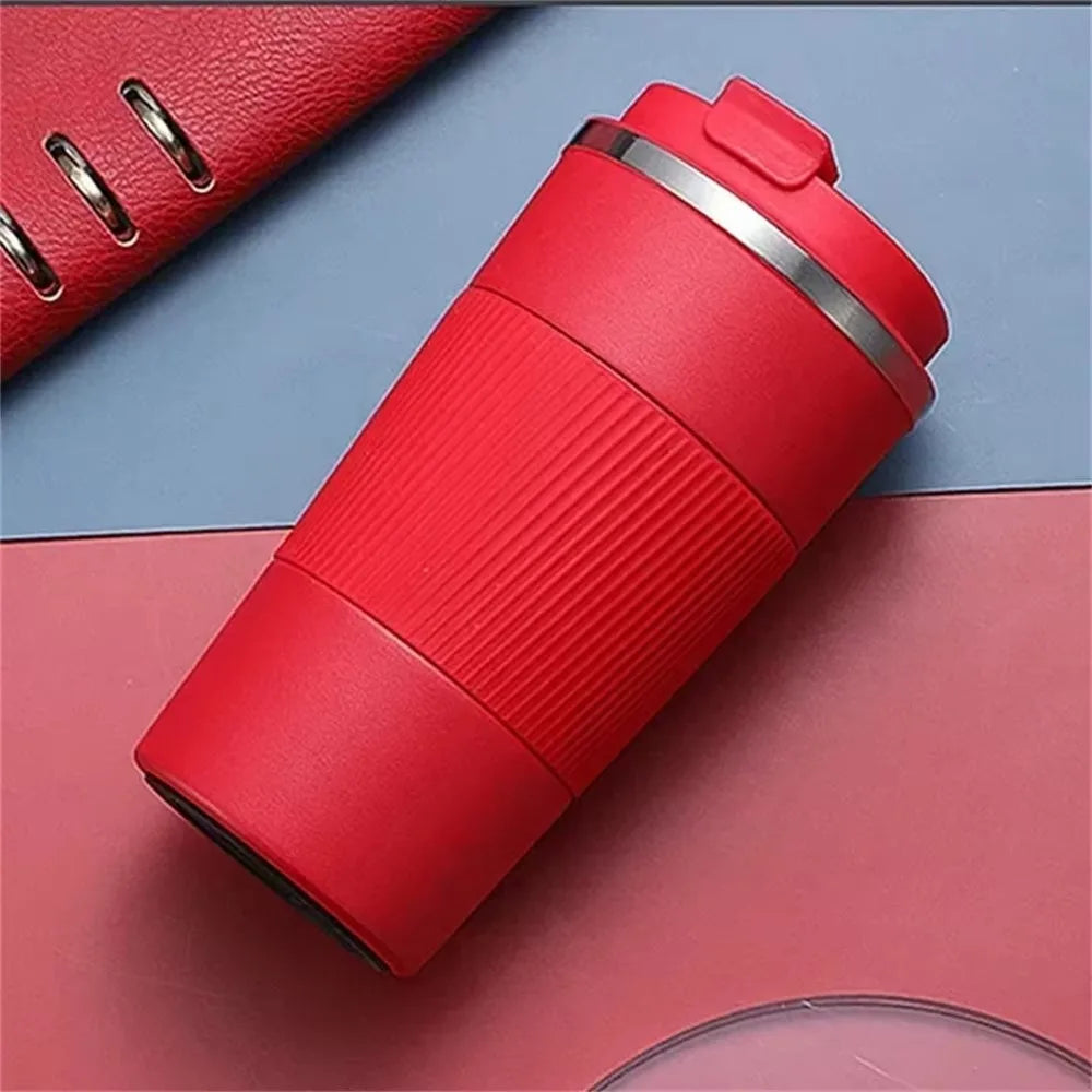 Stainless Steel Coffee Cup Double Layer Vacuum Insulation Cup Outdoor Portable Car Water Cups Fashion Mug Water Bottle