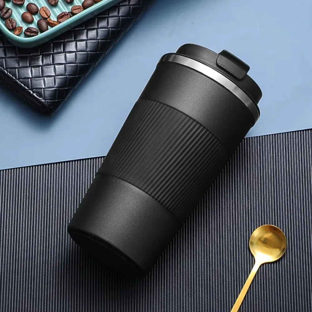 Stainless Steel Coffee Cup Double Layer Vacuum Insulation Cup Outdoor Portable Car Water Cups Fashion Mug Water Bottle