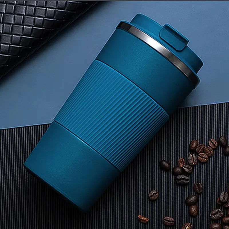 Stainless Steel Coffee Cup Double Layer Vacuum Insulation Cup Outdoor Portable Car Water Cups Fashion Mug Water Bottle
