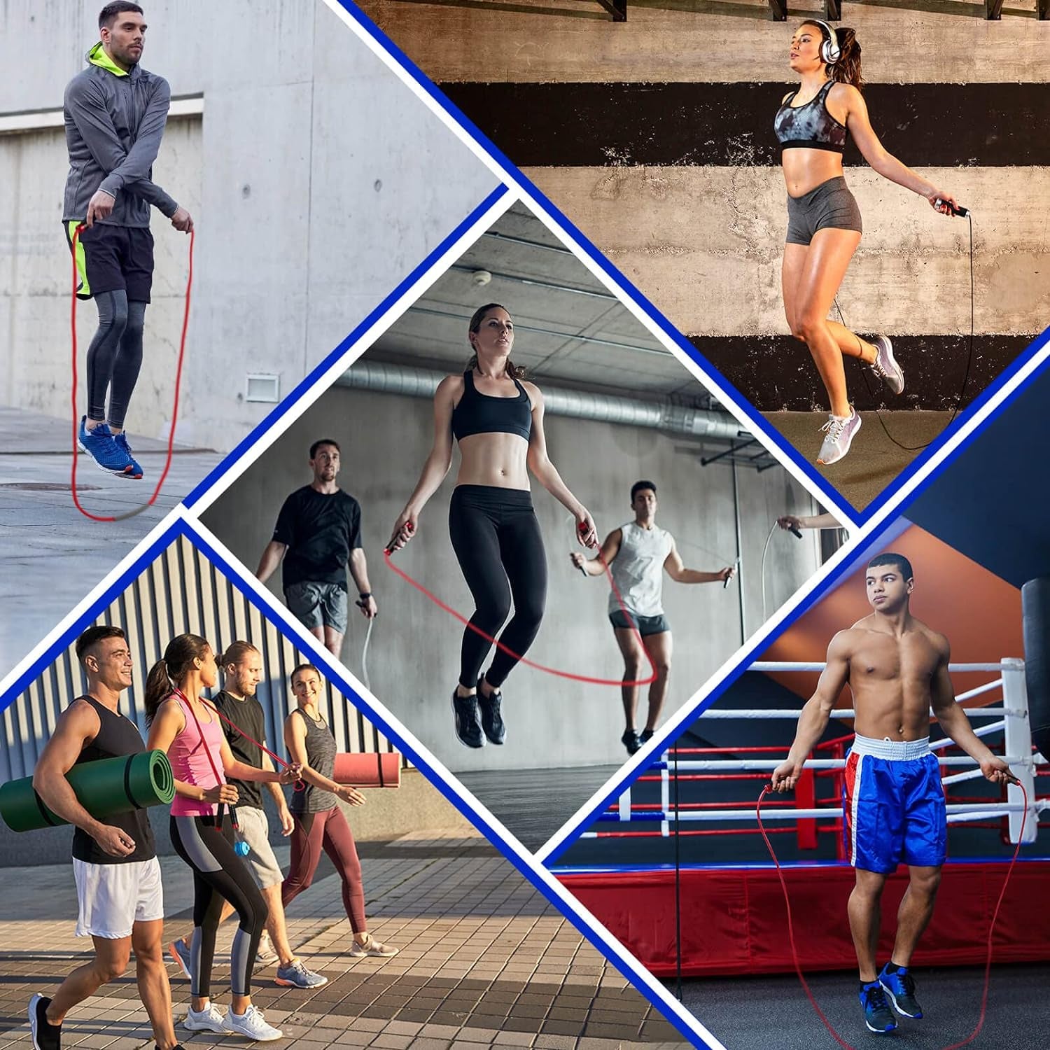 SmartBurn™ Weighted Jump Rope – Premium Adjustable Skipping Rope for Full Body Workout